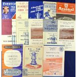 Selection of FA Cup semi-final match programmes to include 1949 Portsmouth v Leicester City, 1951