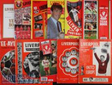 Liverpool FC Official Brochure and Year Books 11 editions total from 1964 to 1991, mixed