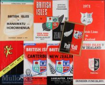 1971 British & I Lions in NZ Rugby Package: All 4 tests plus Canterbury (signed by Frank Laidlaw),