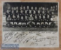1945-6 NZEF ‘Kiwis’ Rugby Squad Photograph: A c.13” x 11” picture of an original photograph of the