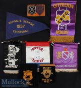 Rugby Pennants & Cloth Badges Selection (10): To inc Schools’ 7s, Edinburgh 1957, triangular blue/