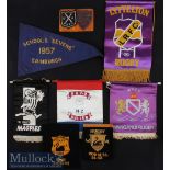 Rugby Pennants & Cloth Badges Selection (10): To inc Schools’ 7s, Edinburgh 1957, triangular blue/