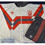 Liverpool FC Adidas track suit in Red/White/Grey colours, size 42/44, complete in original packaging