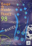 1998 World Cup Posters: Coupe Du Monde France 98, 2 examples still in original postal tubes unopened
