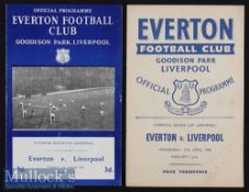 Liverpool Senior Cup semi-finals Everton v Liverpool 1957/58 and 1959/60. (2)