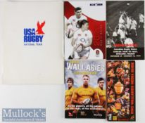 Assorted Rugby Media Guides (5): Issues for the Australian Wallabies (RWC 1999 and 2010); for the