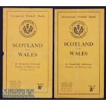 1934/1949 Scotland v Wales Rugby Programmes (2): Never mind the date, they always look the same….!