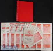 Selection of Lincoln City Home football programmes from 1948 to 1964 such as 48/9 Plymouth Argyle (