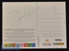 Pele Signed Postcard ‘Edson Pele’ in ink to reverse, postcard measures 15x11cm approx. Pele