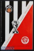 1964/65 Reykjavik v Liverpool Football programme European Cup, 1st match, played August 17th,