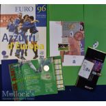 Euro 96 Football Memorabilia to include Limited Edition reprint no 09006 FA Hospitality programme (