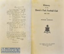 History of the Queen’s Park Football Club 1867-1917 Book by Richard Robinson, published by Hay