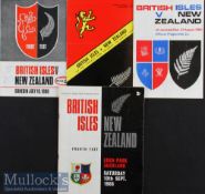 1966 British & I Lions Test Programmes in N Zealand (4): All four issues from the series won 4-0
