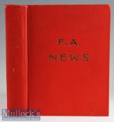 1963/64 FA News Magazine Single Bound Collection containing complete run of editions for 1963 and