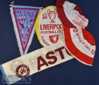 Football memorabilia to include Nottingham Forest Wembley 1989 bucket hats both different (2) red/