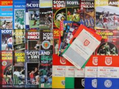 Assorted 1950s onwards Northern Ireland, Scotland & Wales Homes football programmes including 68