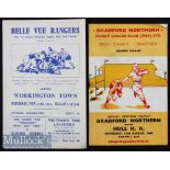 2x Rugby League Programmes from 1950/60s to incl 1964 Grand Opening Match Bradford Northern v Hull