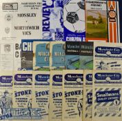 Collection of Manchester City football programmes to include homes 1950/51 Barnsley, Grimsby Town