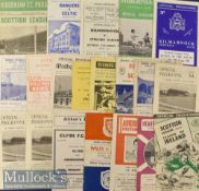 Selection of Scottish programmes to include 1954/55 Hibernian v East Fife (SLC), Scottish League v