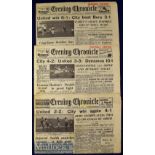 War time Manchester Evening Chronicle (Football Edition) newspaper 17 November 1945 match reports/