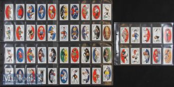Ogdens 1933 ‘AFC Nicknames’ Cigarette Card Set complete with 50 cards all appear in VG condition