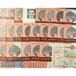 Selection of Sunderland home programmes to include 1948/49 Blackpool 1954/55 Charlton Athletic