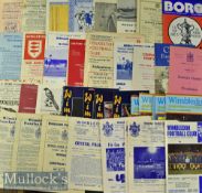 Wimbledon FC 1950-1994 Football Programme Selection including x44 homes from 1959 to 1994 and 26