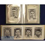 Collection of 1955 News Chronicle and Dispatch b&w footballer pocket card portraits in full sets