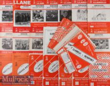1973-1993 Llanelli Rugby Programme Collection (128): The ‘second spares’ from that huge Stradey Park