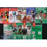 WRU Cup Final Rugby Programmes (9): Issues from 1994-2003 inclusive except for 2001. VG