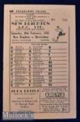 1950/51 New Brighton (last season) v Shrewsbury Town (1st season) match programme at the Tower