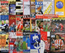 Selection of Firsts and Lasts football programmes including from clubs first or last game in the