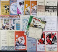 Collection of 56x FA Cup Final replica football programmes from 1882 to the War years such as 1886