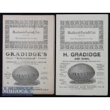 1924/25 Blackheath v Racing Club de France Rugby Programmes (2): Annual Boxing Day fixture against