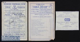 1948/49 Liverpool Senior Cup semi-final Everton v New Brighton 9 May 1949 single sheet programme.