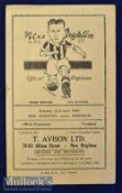 1948/49 New Brighton v Wrexham match programme at the Tower Grounds 23 April 1949. Fair-Good.