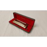 HOHNER HARMONICA The Chromonica, in a fitted case