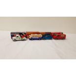 SELECTION OF DIE CAST VEHICLES including a Jaguar Track Car, Land Rover, Rover Police car, Ford