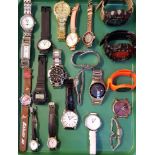 SELECTION OF LADIES AND GENTLEMEN'S WRISTWATCHES including Rotary, Casio, Sekonda, G-Shock, Links of