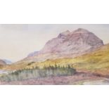 H. D. McC. Reid Liathac, watercolour, signed and signed to mount, 35cm x 54.5cm