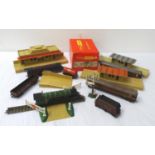LARGE SELECTION OF HORNBY RAILWAYANA including 00 gauge track, transformer, rolling stock and