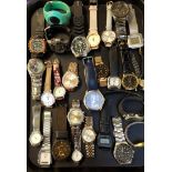 SELECTION OF LADIES AND GENTLEMEN'S WRISTWATCHES including Timex, Sekonda, Armani Exchange,