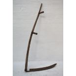 GARDEN SCYTHE with a shaped shaft