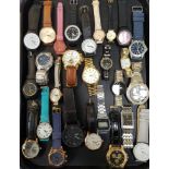 SELECTION OF LADIES AND GENTLEMEN'S WRISTWATCHES including Swatch, Hugo Boss, Timex, Sekonda, Lorus,