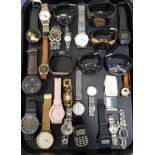 SELECTION OF LADIES AND GENTLEMEN'S WRISTWATCHES including Larsson & Jennings, Casio, Hugo Boss,