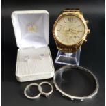SELECTION OF FASHION JEWELLERY including a Michael Kors wristwatch MK-8281; a Kate Spade New York