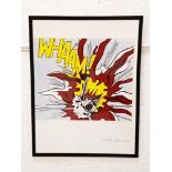 ROY LICHTENSTEIN (American 1923-1997) Whaam! a Tate Gallery print, 79cm x 59cm