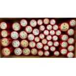 LARGE SELECTION OF BRITISH PRE-DECIMAL COINS presented in bank issue red cardboard tubes, the