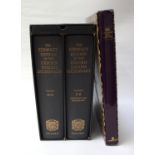 THE COMPACT EDITION OF THE OXFORD ENGLISH DICTIONARY in two large cloth bound editions, with