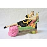 PEGGY DAVIES FIGURINE of Solitude - a reclining lady, numbered 20/25, a Guild Members Exclusive